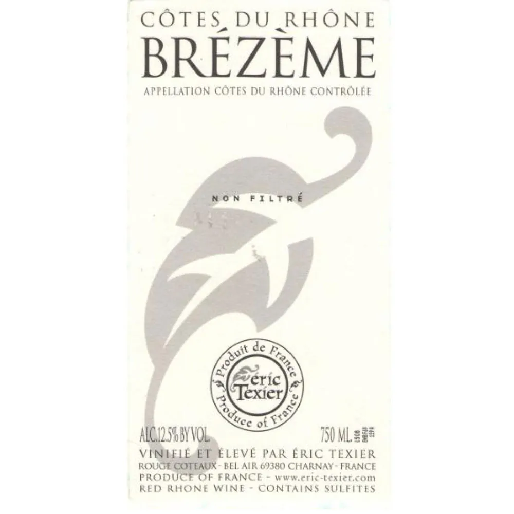 Brezeme Cotes Du Rhone Bottle