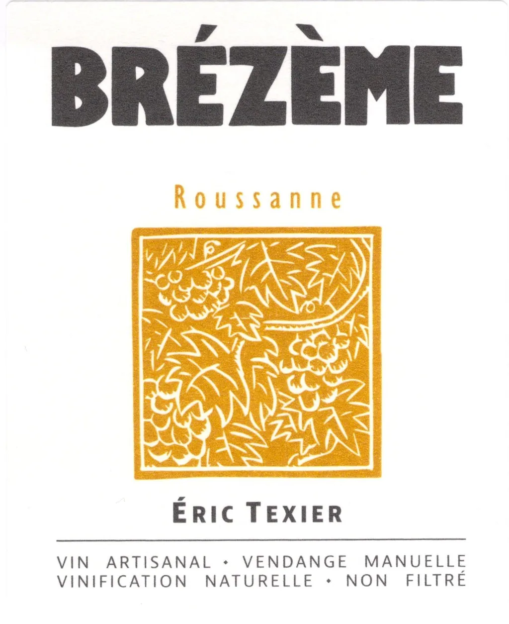 Brezeme Roussanne Bottle