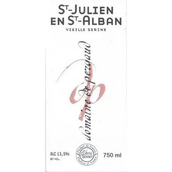 Domaine de Pergault St.-Julien en St.-Alban Bottle