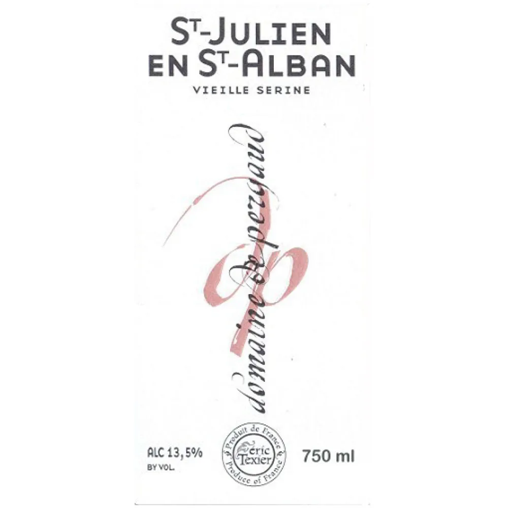 St.-Julien en St.-Alban Vieille Serine Bottle
