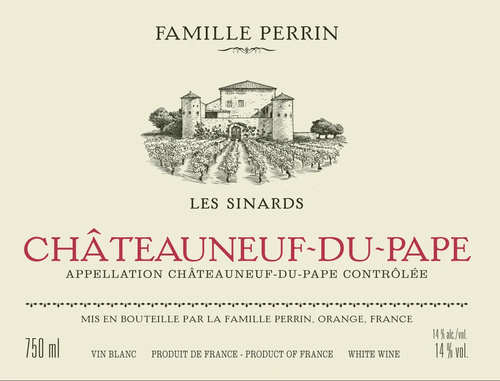 Chateauneuf-du-Pape Les Sinards Blanc Bottle
