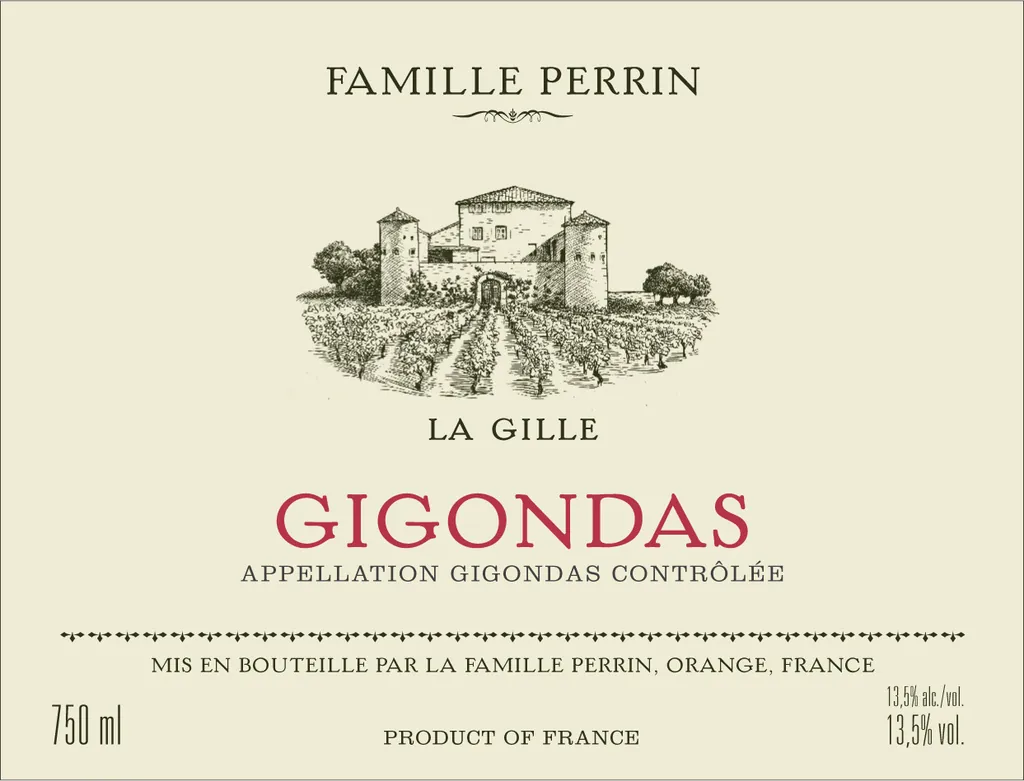 Gigondas La Gille Bottle
