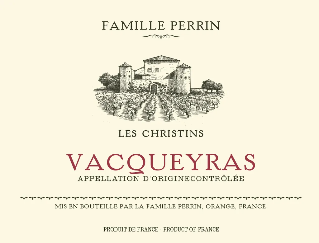 Les Christins Vacqueyras Bottle