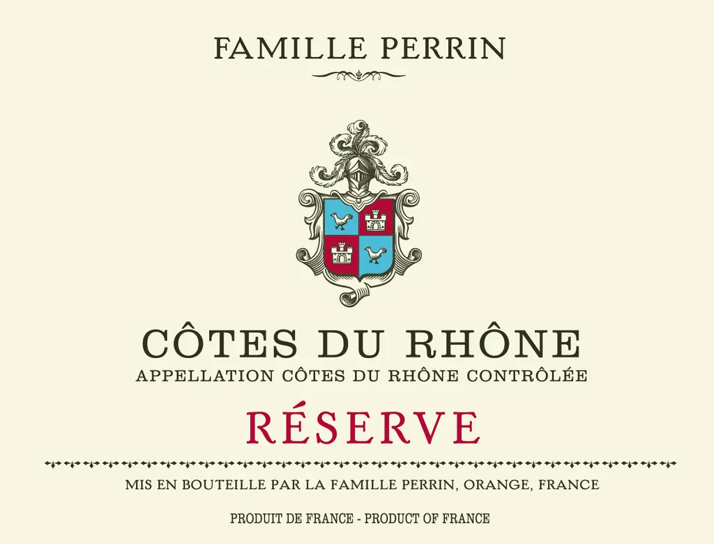 Reserve Cotes du Rhone Rouge Bottle