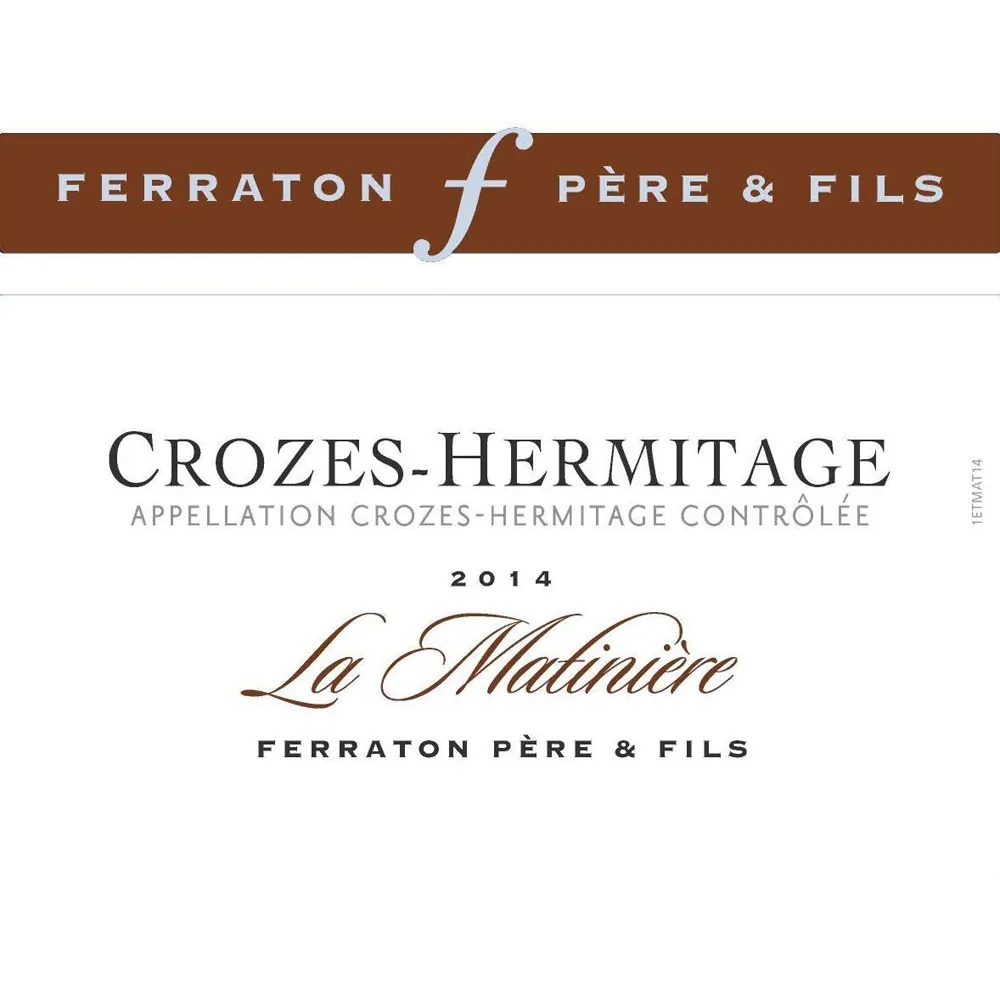 La Matiniere Crozes Hermitage Rouge Bottle