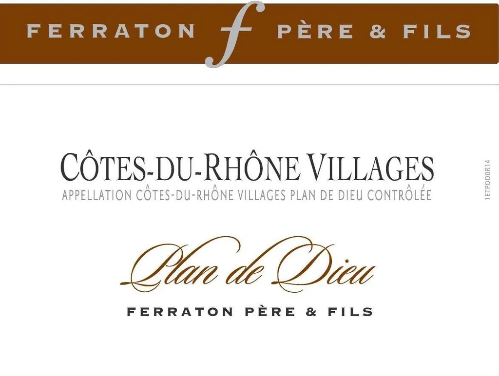 Plan de Dieu Cotes du Rhone Villages Bottle