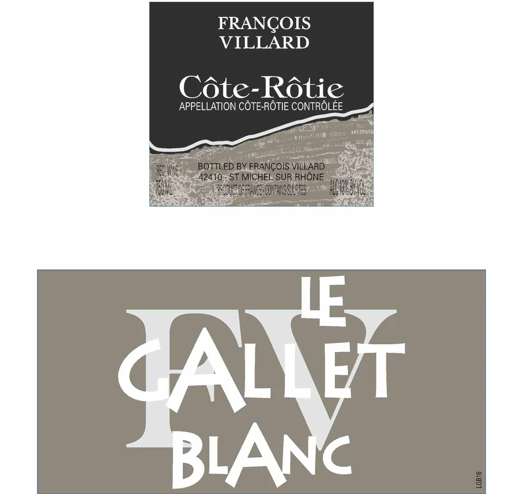 Cote Rotie Le Gallet Blanc Bottle