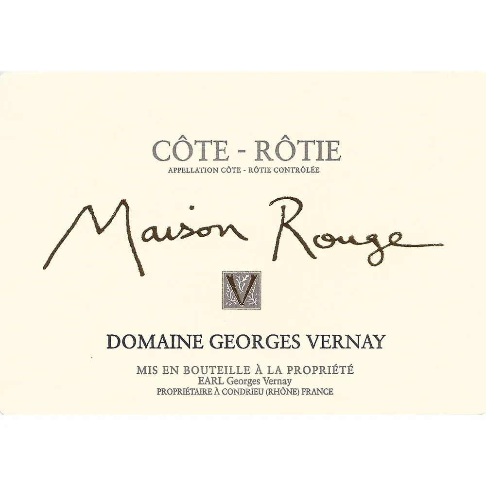Cote-Rotie Maison Rouge Bottle