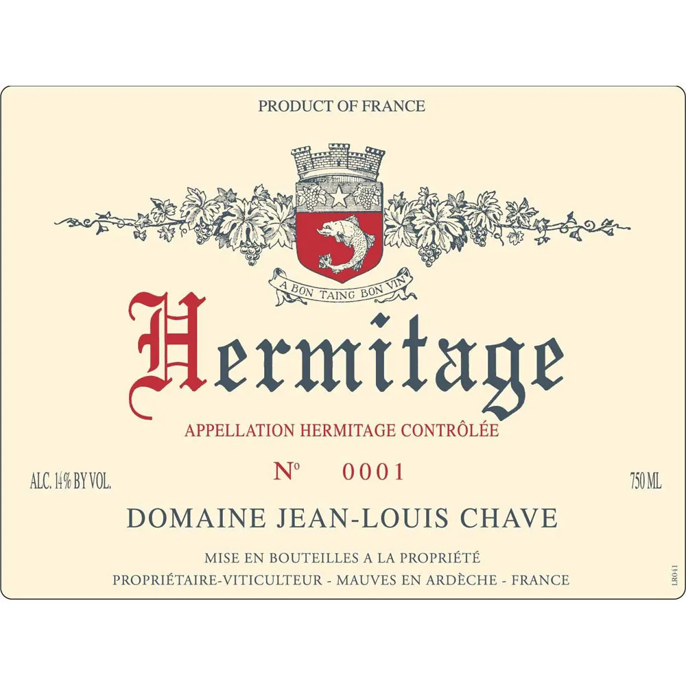 Hermitage Blanc Bottle