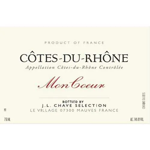 Selection Cotes-du-Rhone Mon Coeur Bottle