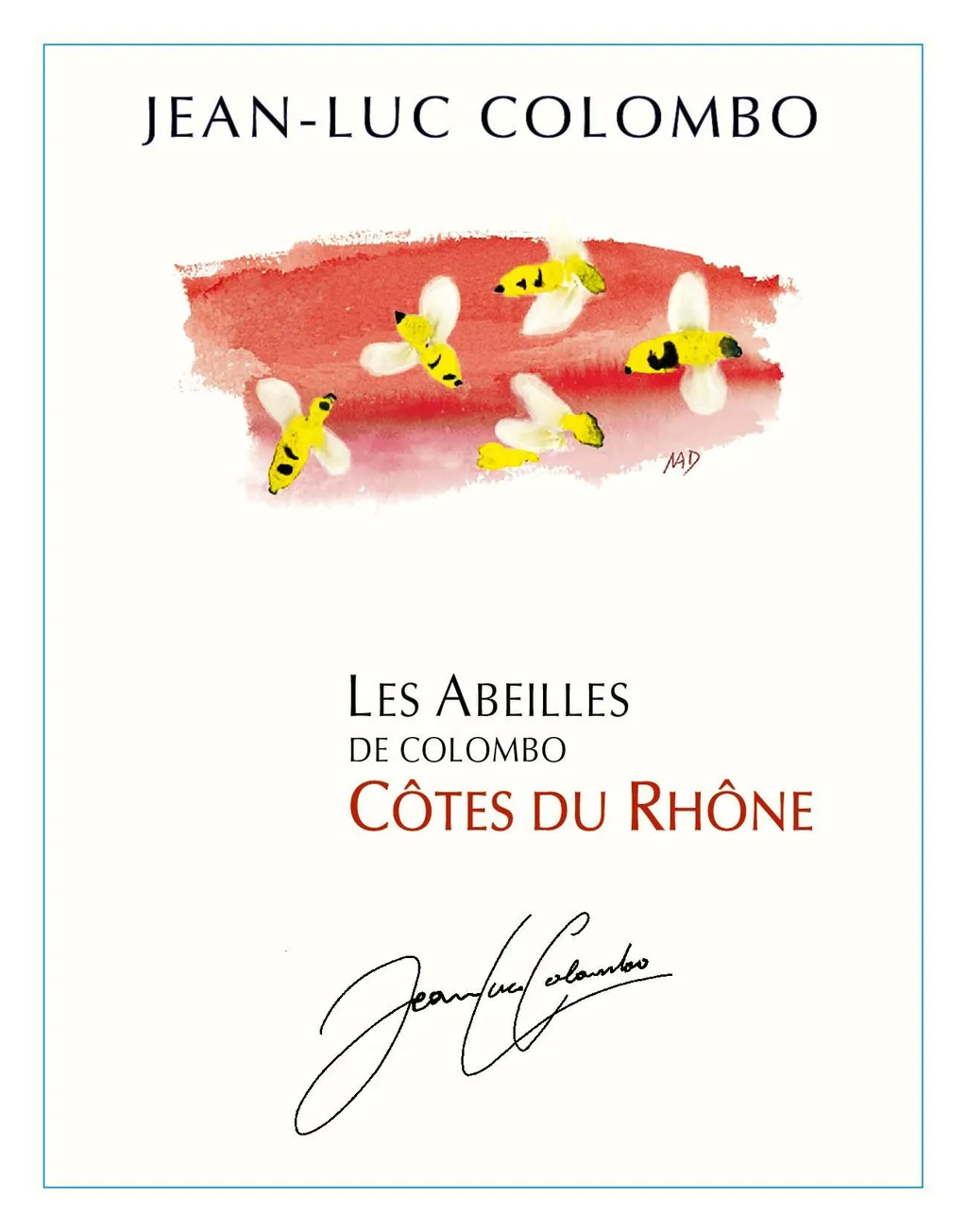 Cotes du Rhone Les Abeilles Bottle