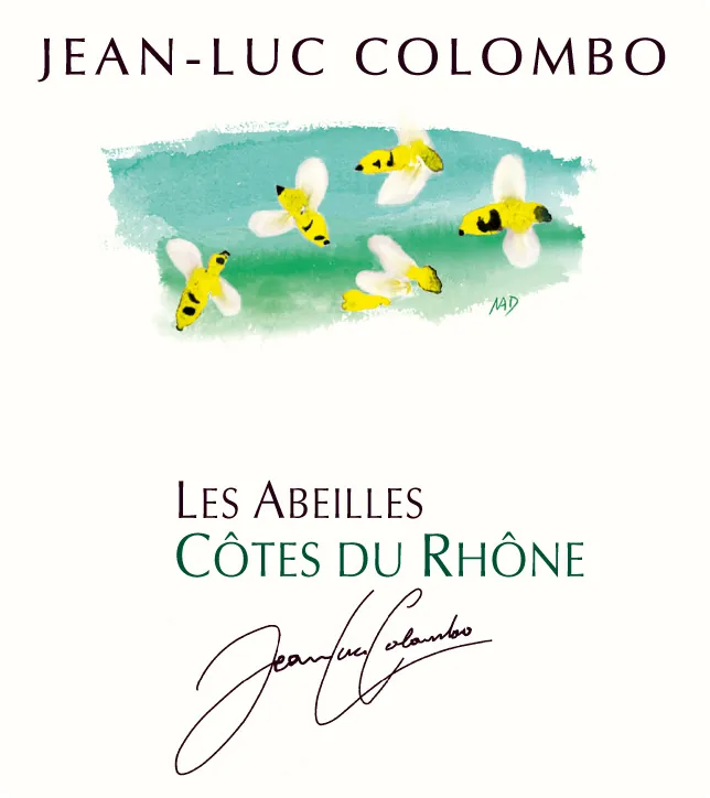 Cotes du Rhone Les Abeilles Blanc Bottle
