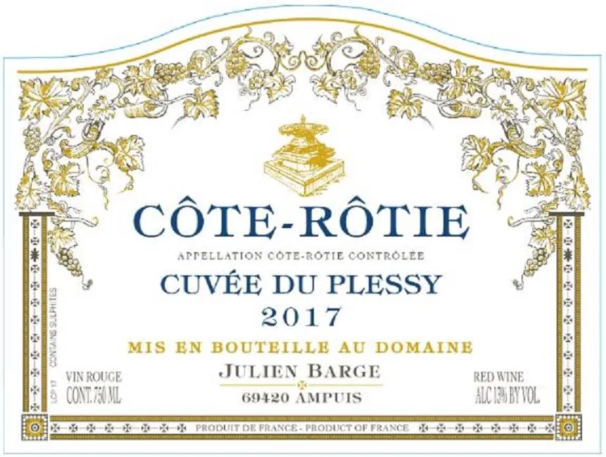 Cote Rotie Cuvee du Plessy Bottle