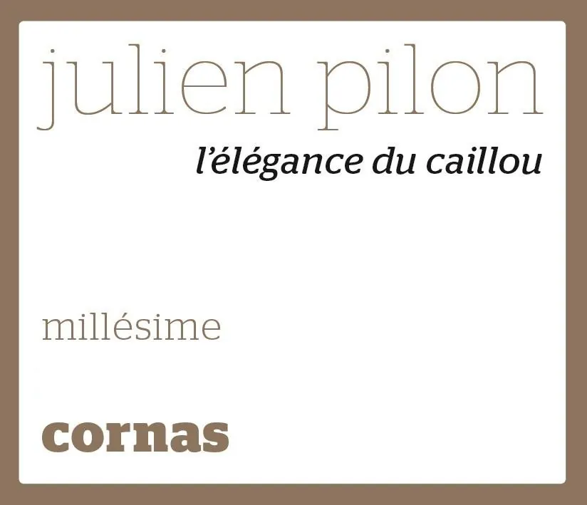 Cornas L'Elegance du Caillou Bottle