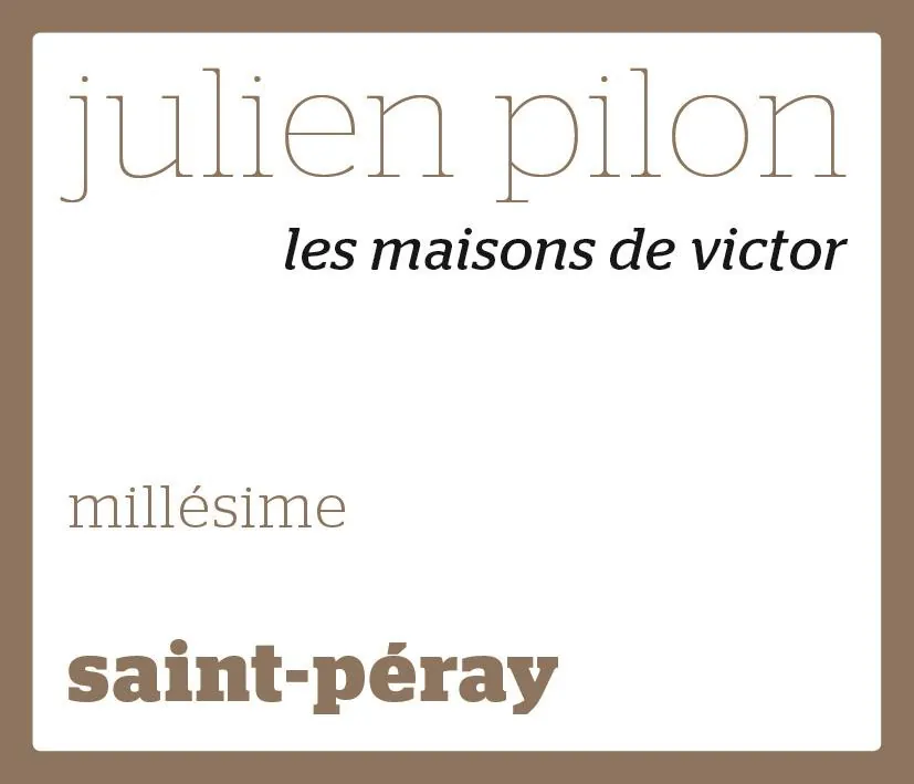 St. Peray Les Maisons de Victor Bottle