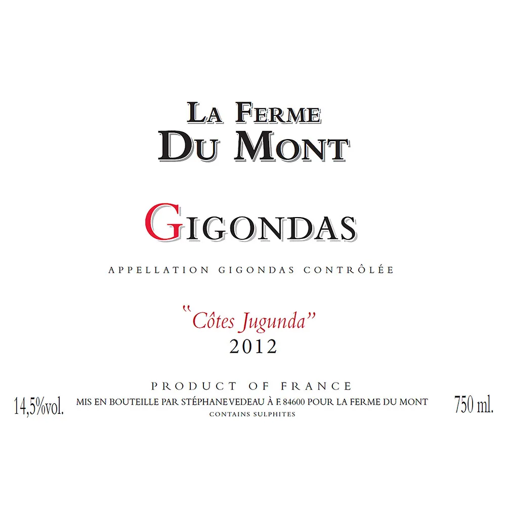 Gigondas Cotes Jugunda Bottle