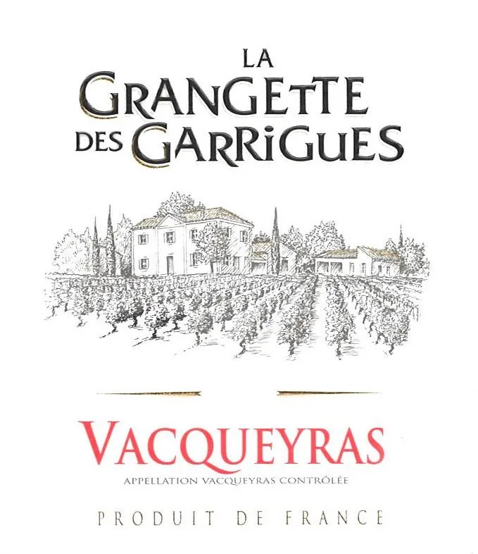 Garrigues Vacqueyras Bottle