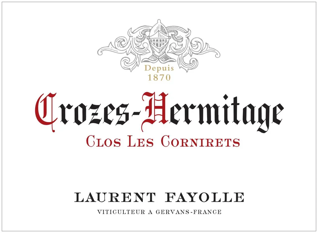 Crozes-Hermitage Clos les Cornirets Bottle