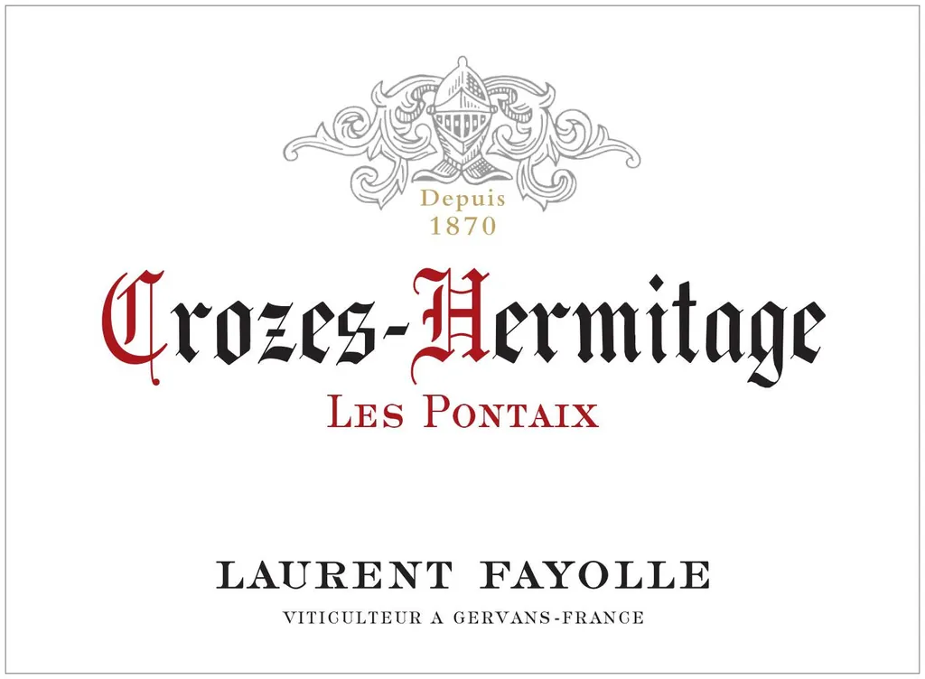 Crozes-Hermitage Les Pontaix Rouge Bottle