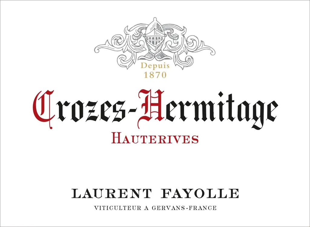 Hauterives Crozes-Hermitage Rouge Bottle