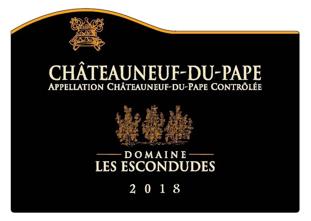 Chateauneuf-du-Pape Domaine Les Escondudes Bottle