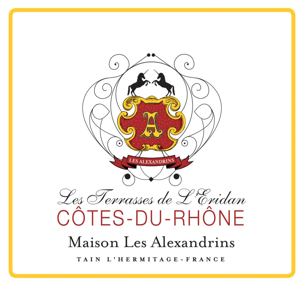 Terrasses de l'Eridan Cotes du Rhone Rouge Bottle