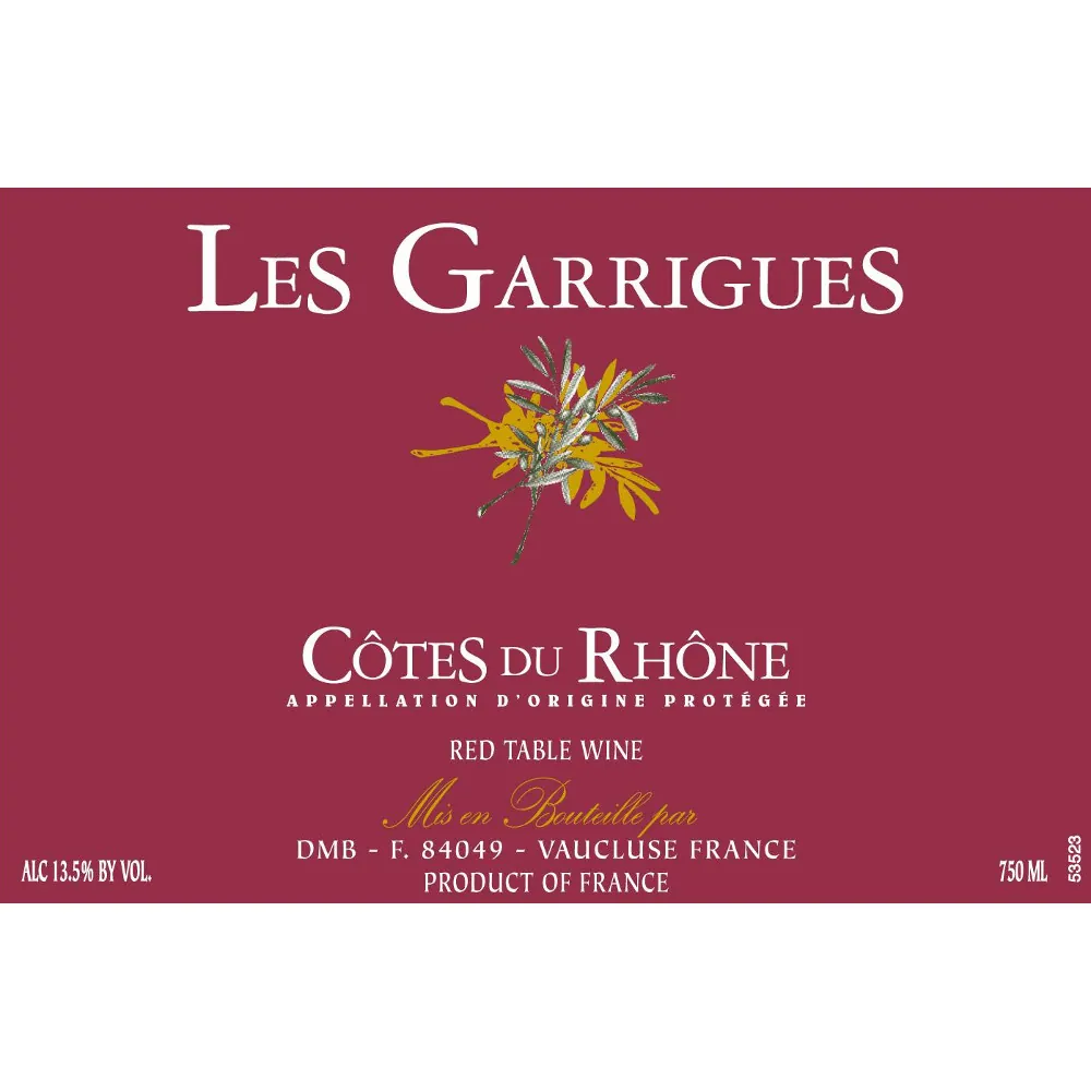 Cotes du Rhone Bottle