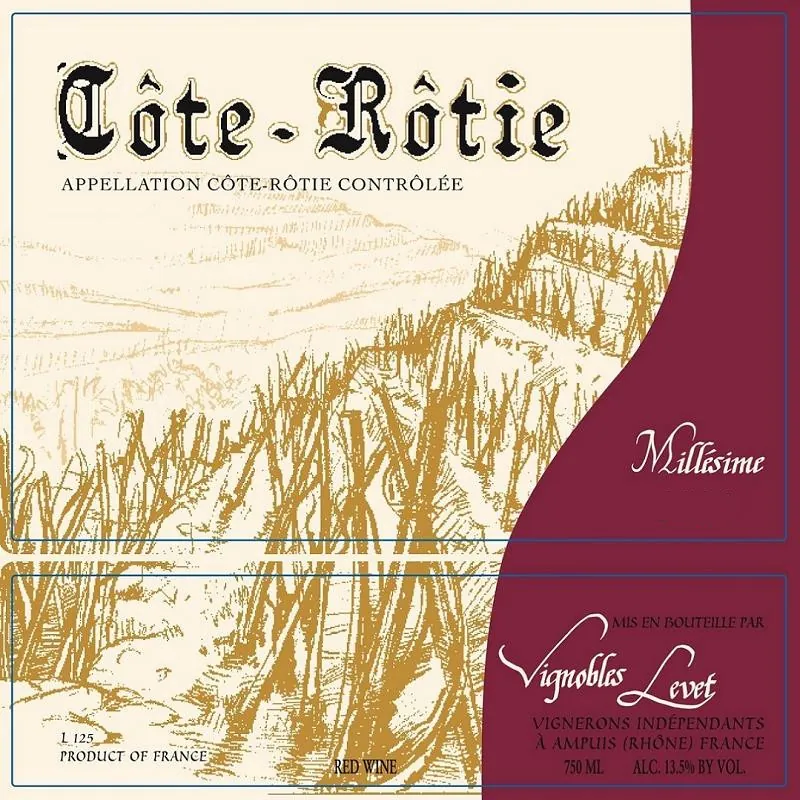 Cote-Rotie Bottle