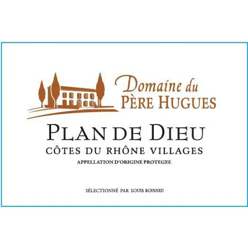 Plan de Dieu Cotes du Rhone Domaine Pere Hugues Bottle