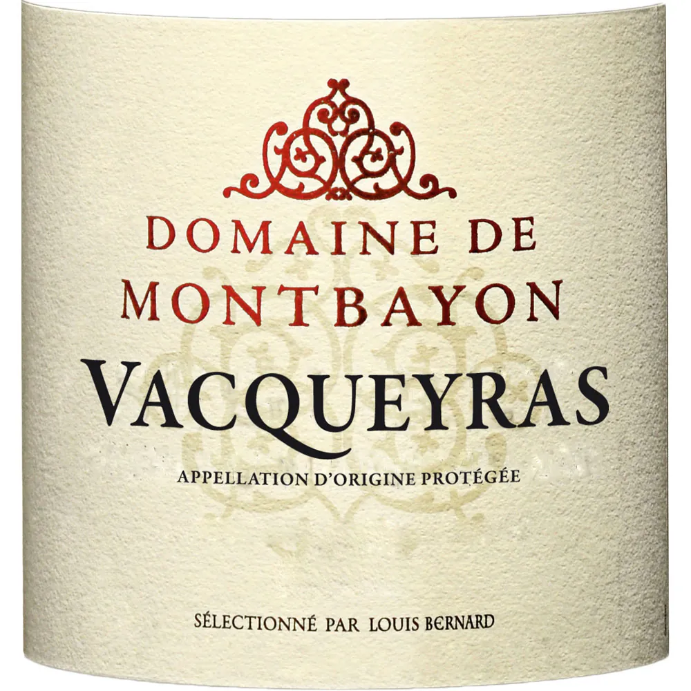 Vacqueyras Domaine de Montbayon Bottle