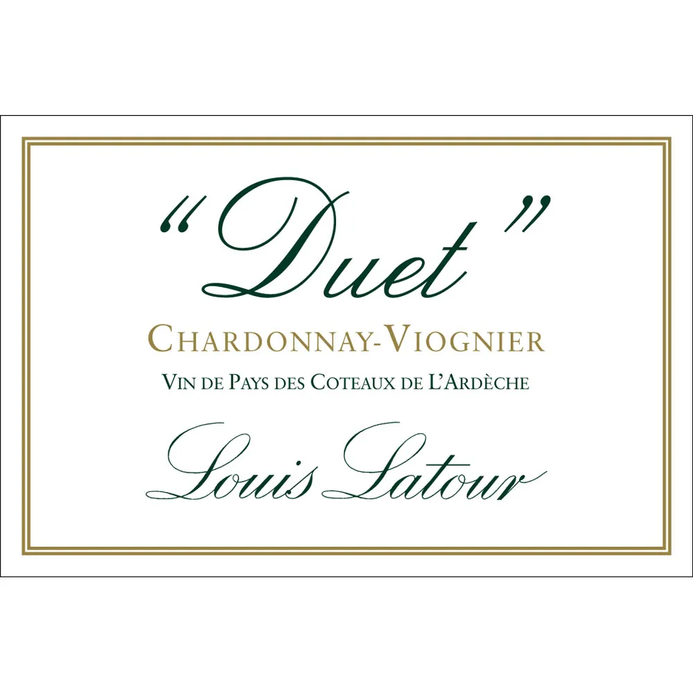 Duet Chardonnay-Viognier Bottle
