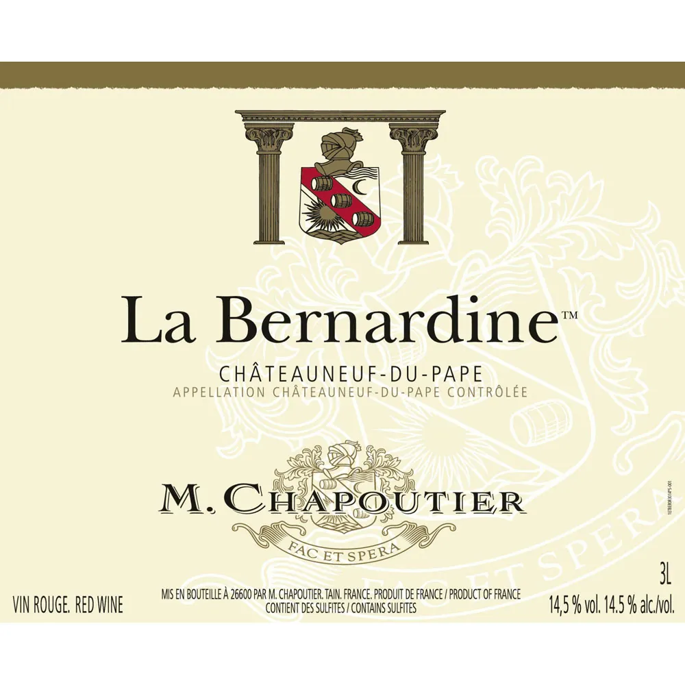 Chateauneuf-du-Pape La Bernardine Bottle