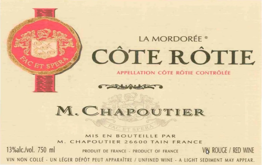 Cote-Rotie Bottle
