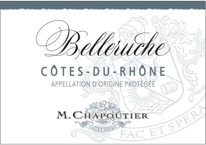 Cotes du Rhone Belleruche Blanc Bottle