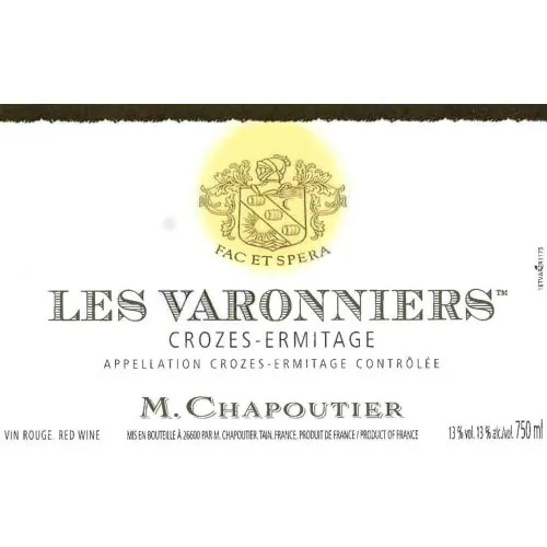 Crozes Ermitage Varonniers Bottle