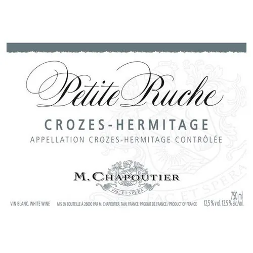 Crozes Hermitage La Petite Ruche Blanc Bottle