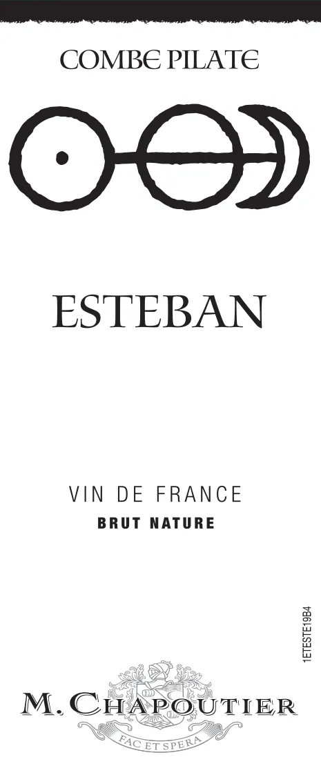 La Combe Pilate Esteban Brut Nature Bottle