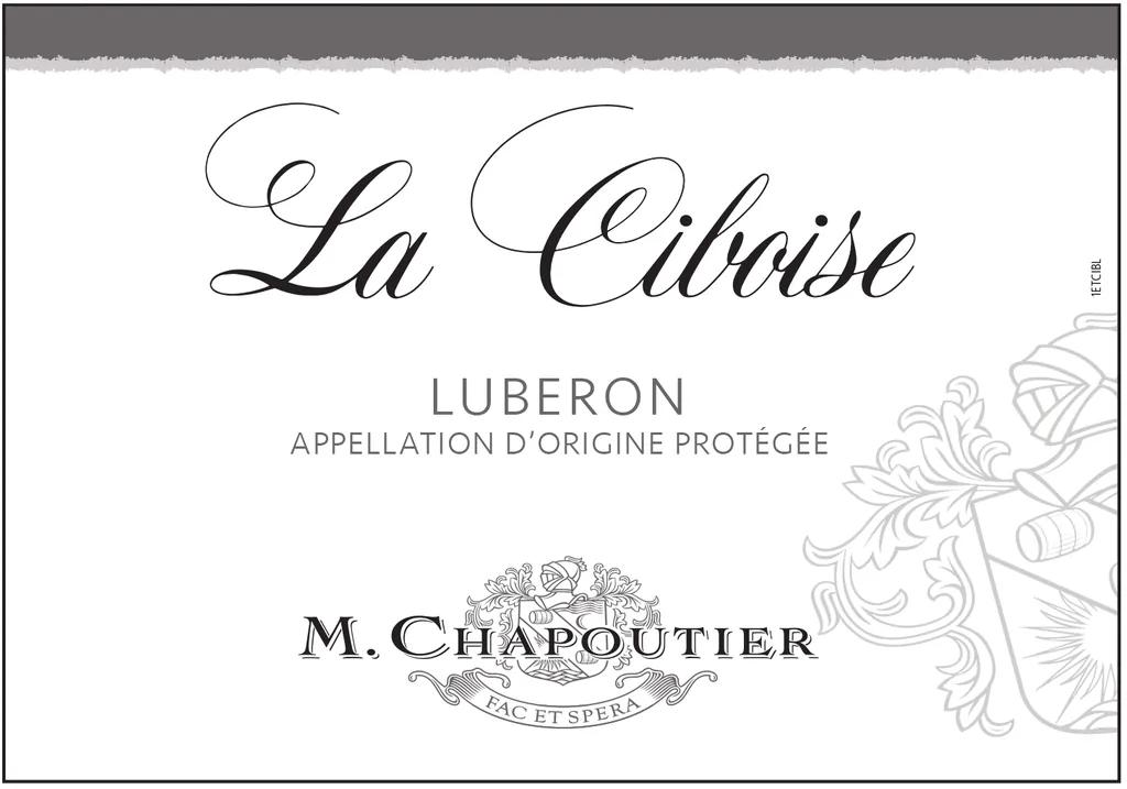 Luberon La Ciboise Blanc Bottle