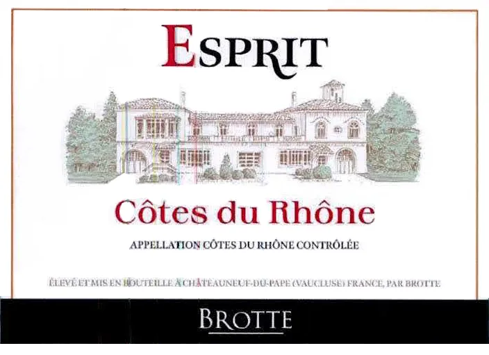 Esprit Cotes du Rhone Bottle