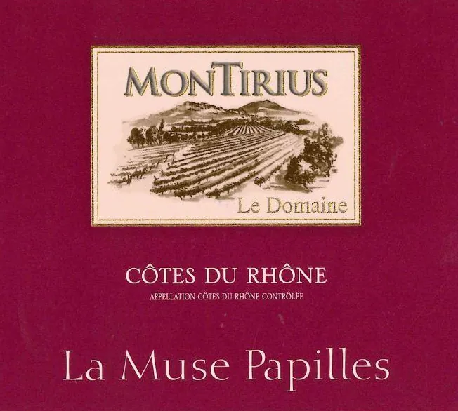 La Muse Papilles Cotes du Rhone Rouge Bottle