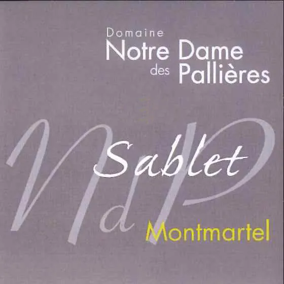 Sablet Villages Blanc Montmartel Bottle
