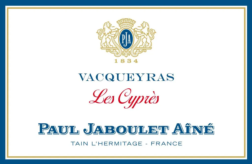 Vacqueyras Les Cypres Rouge Bottle