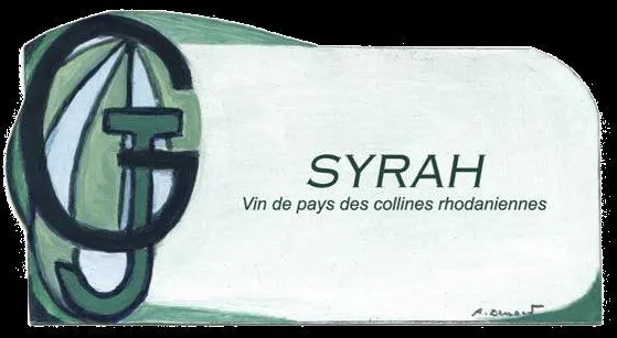 Jeanne Gaillard Syrah Bottle