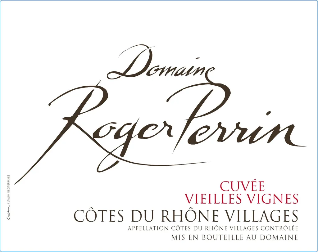 Cotes-du-Rhone Villages Vielle Vignes Bottle