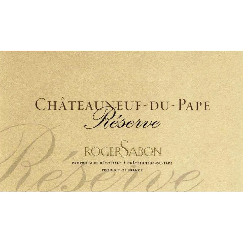 Chateauneuf-du-Pape Reserve Bottle