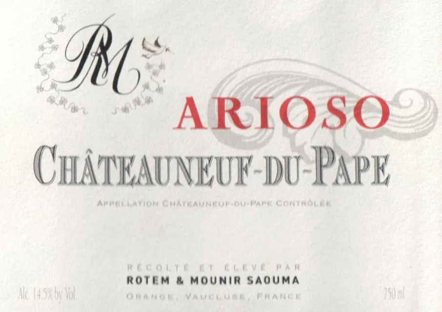 Chateauneuf-du-Pape Arioso Bottle