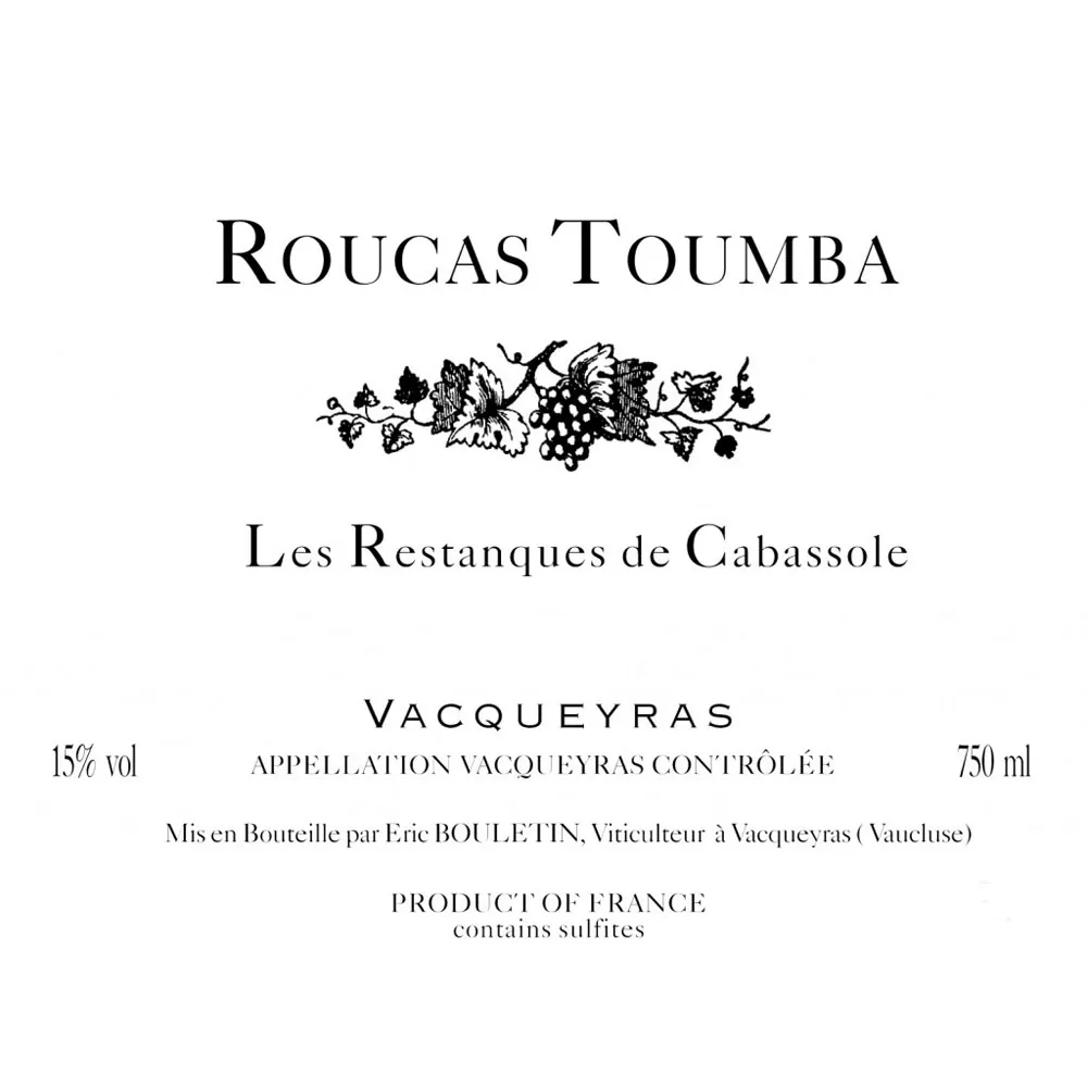 Restanque de Cabassole Bottle