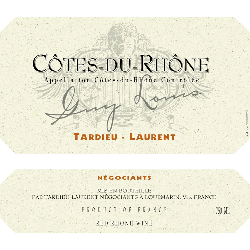 Guy Louis Cotes du Rhone Bottle