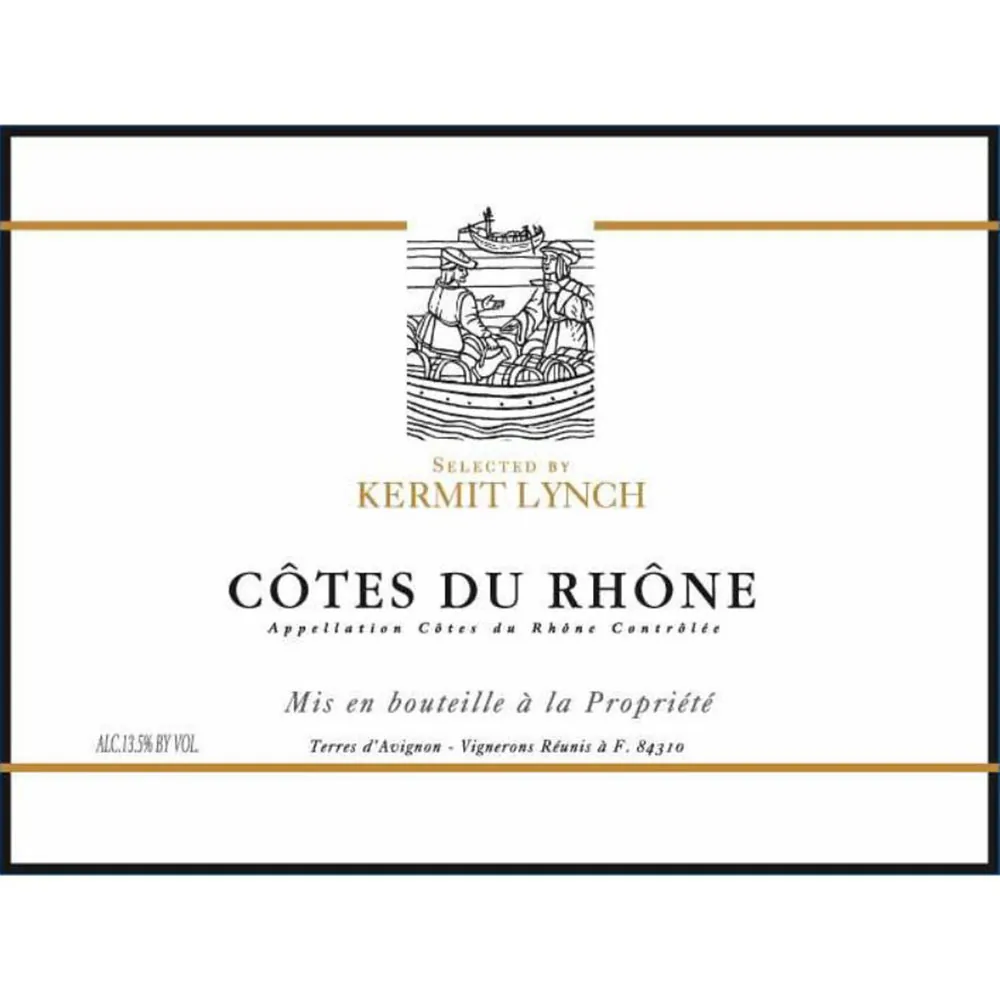 Cuvee Kermit Lynch Cotes du Rhone Bottle