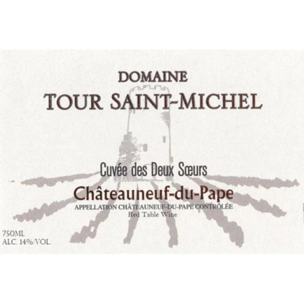 Chateauneuf-du-Pape Cuvee des Deux Soeurs Bottle